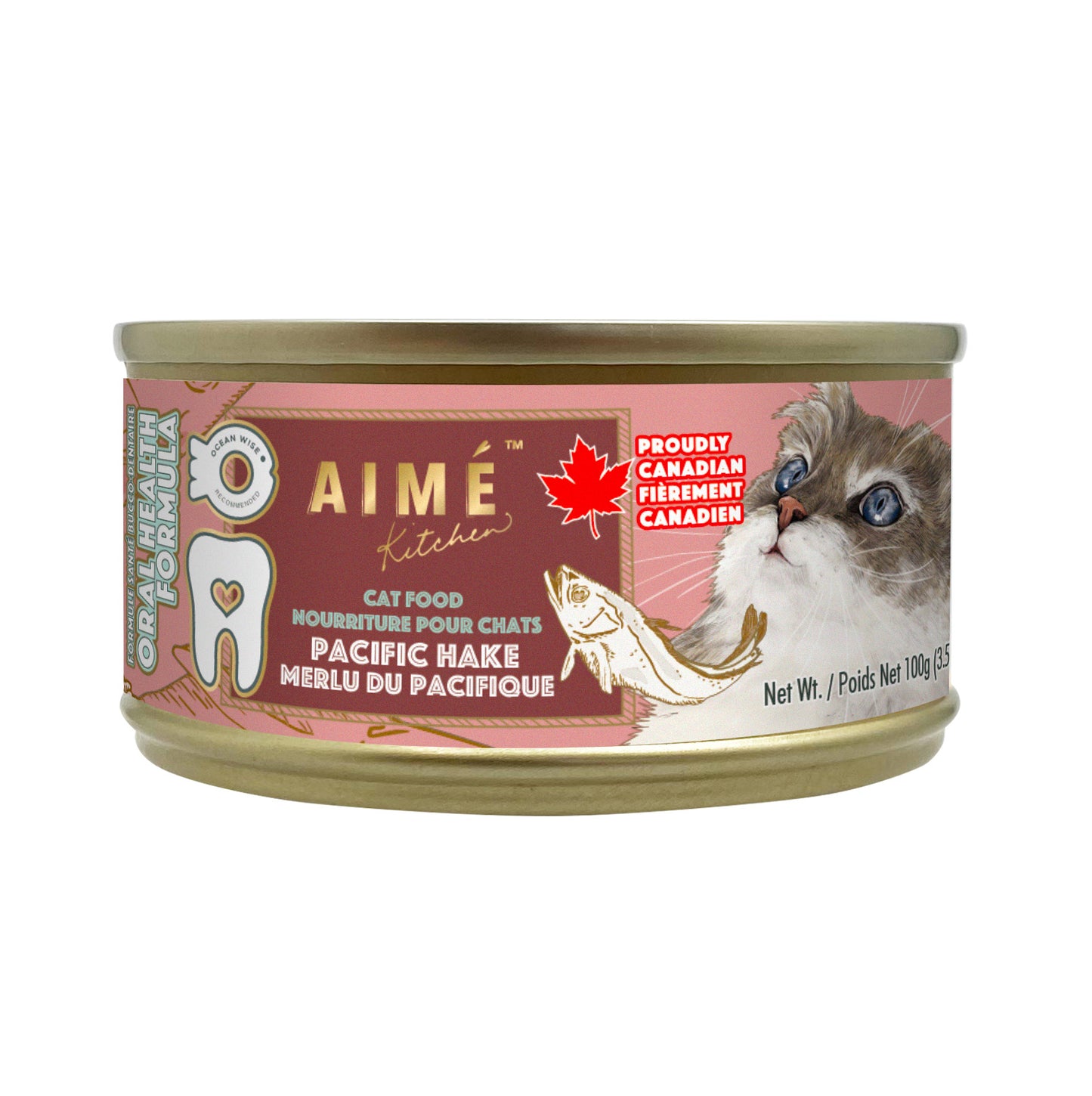 Aimé Kitchen愛美廚房 口腔強健配方貓肉醬主食罐系列100g