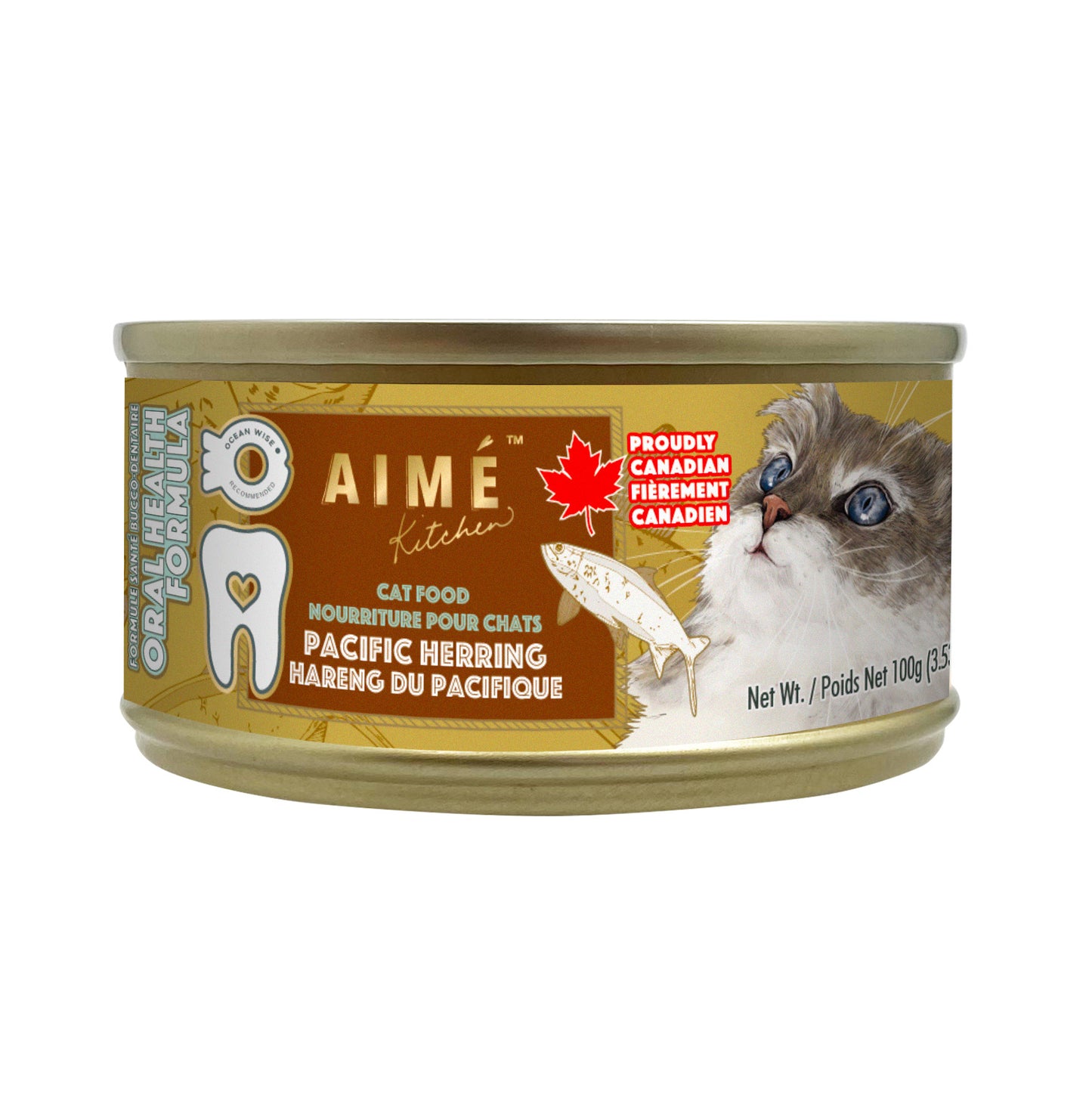 Aimé Kitchen愛美廚房 口腔強健配方貓肉醬主食罐系列100g