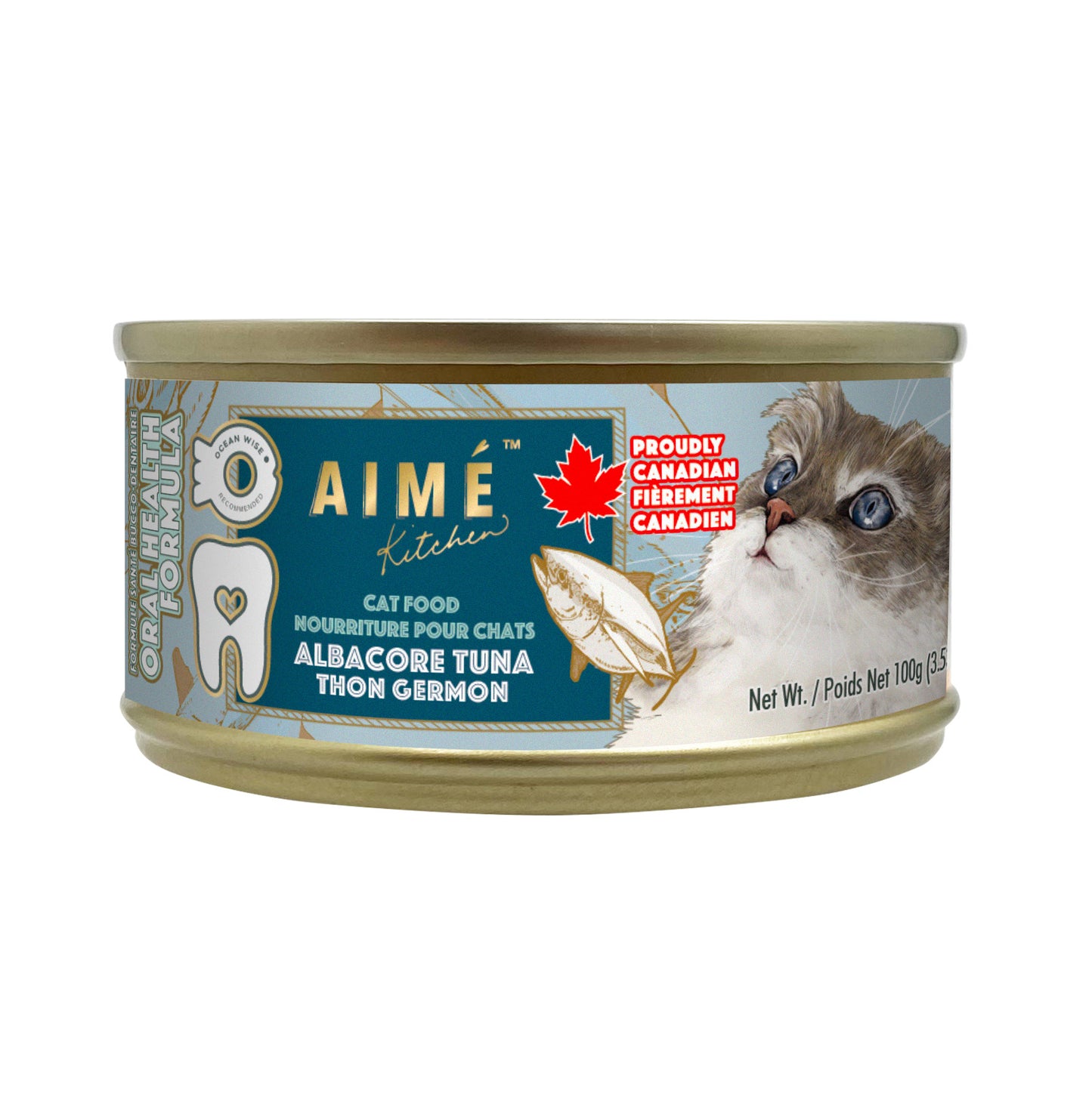 Aimé Kitchen愛美廚房 口腔強健配方貓肉醬主食罐系列100g
