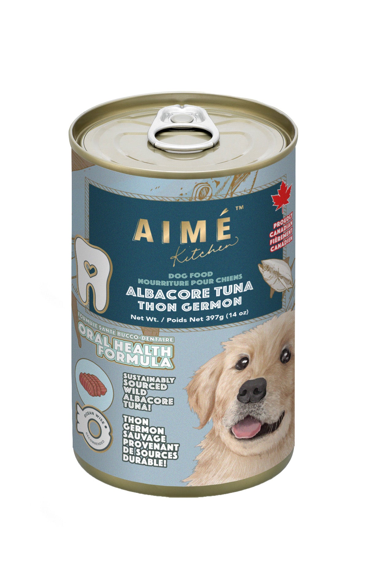 Aimé Kitchen愛美廚房 口腔強健配方狗肉醬主食罐系列397g