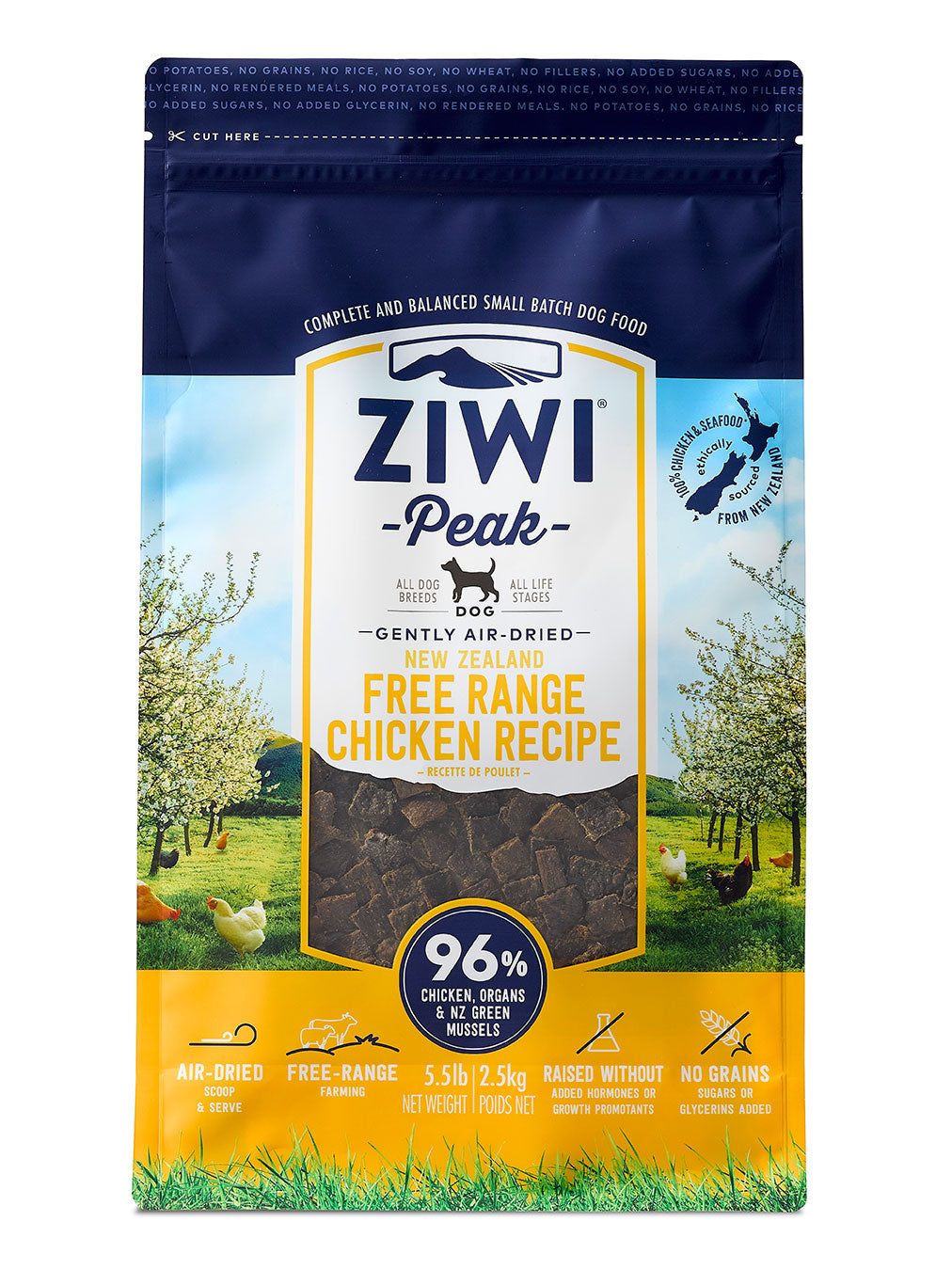 ZiwiPeak顛峰 風乾狗糧系列 454g,1kg,2.5kg & 4kg