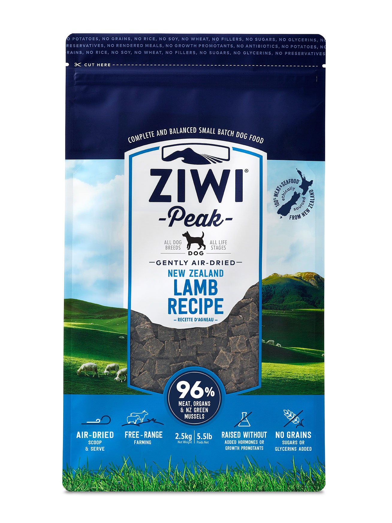 ZiwiPeak顛峰 風乾狗糧系列 454g,1kg,2.5kg & 4kg