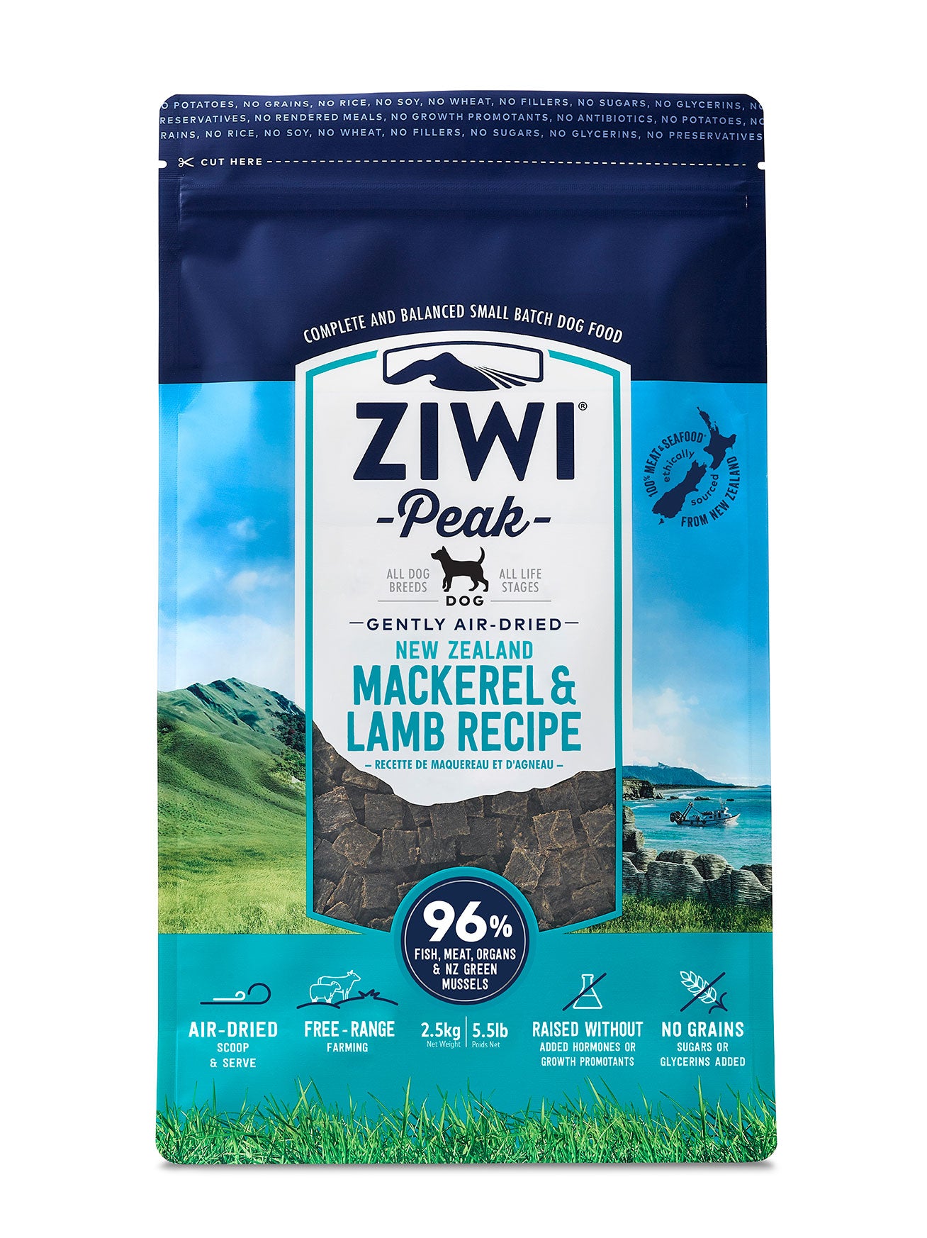 ZiwiPeak顛峰 風乾狗糧系列 454g,1kg,2.5kg & 4kg