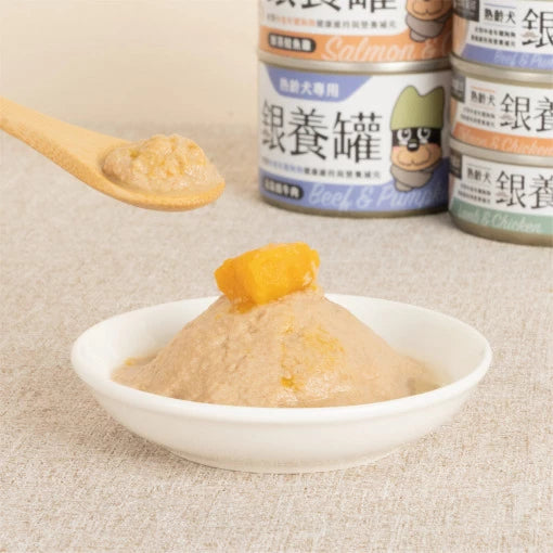 汪喵星球 熟齡犬95%低鈉無膠主食罐 80g&165g