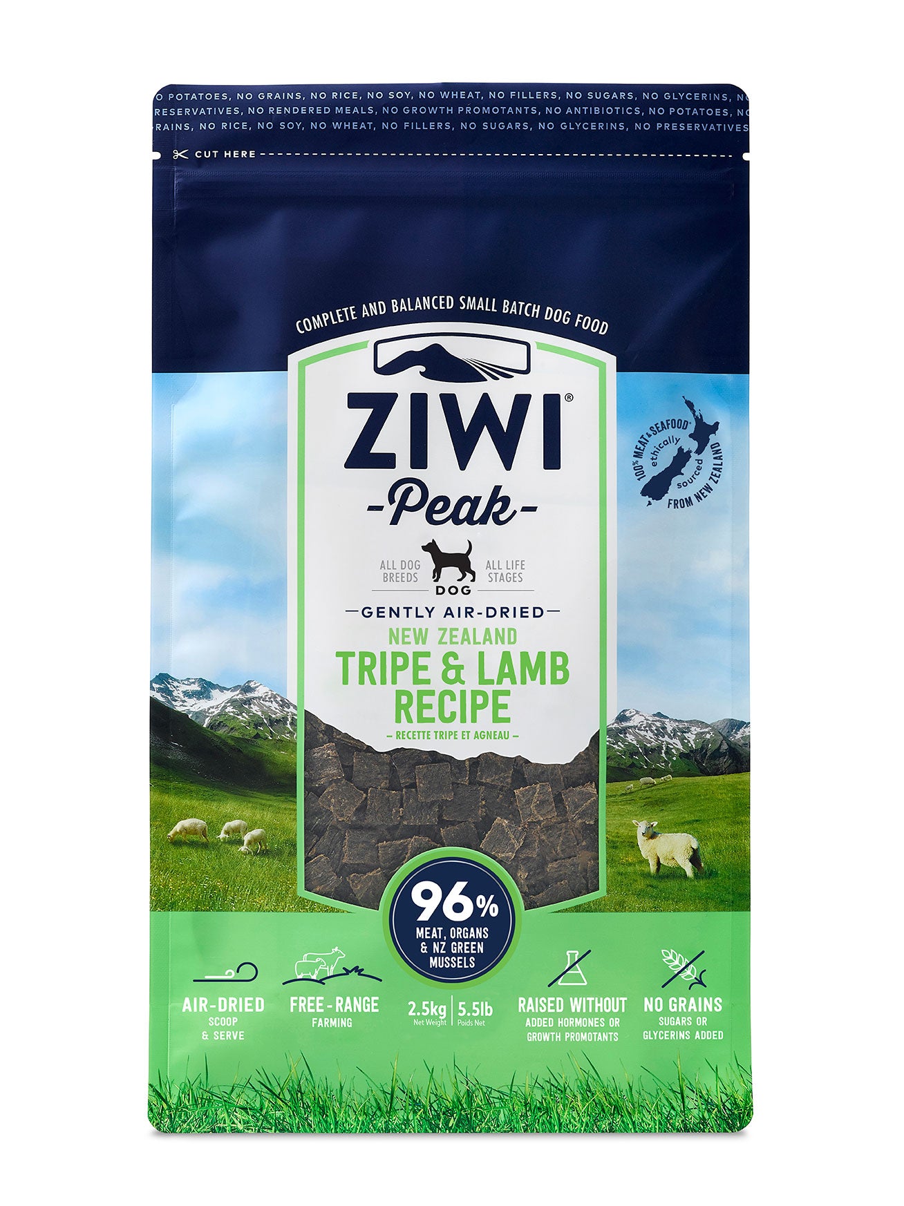 ZiwiPeak顛峰 風乾狗糧系列 454g,1kg,2.5kg & 4kg