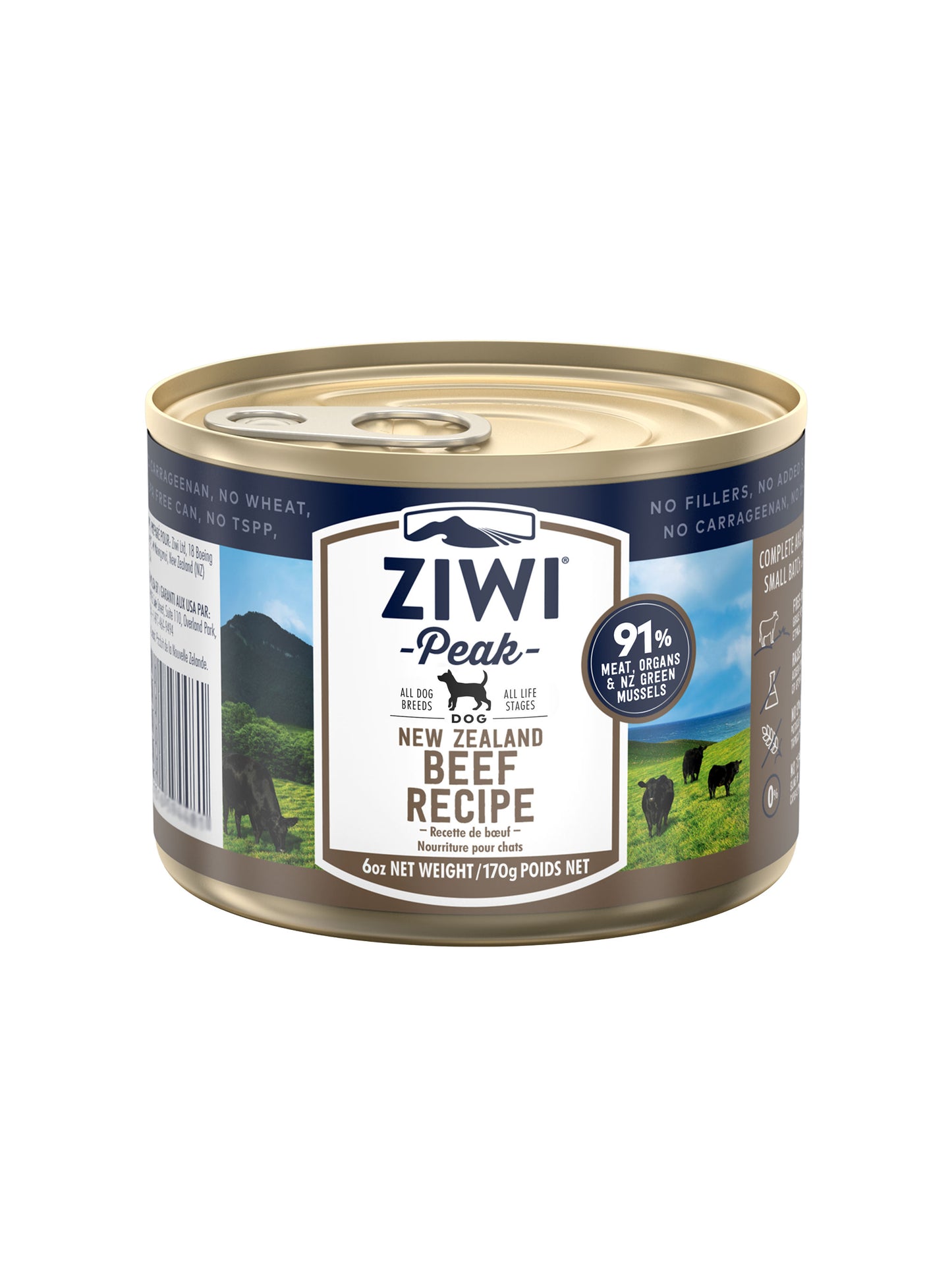 ZiwiPeak顛峰 鮮肉狗罐頭系列 170g&390g
