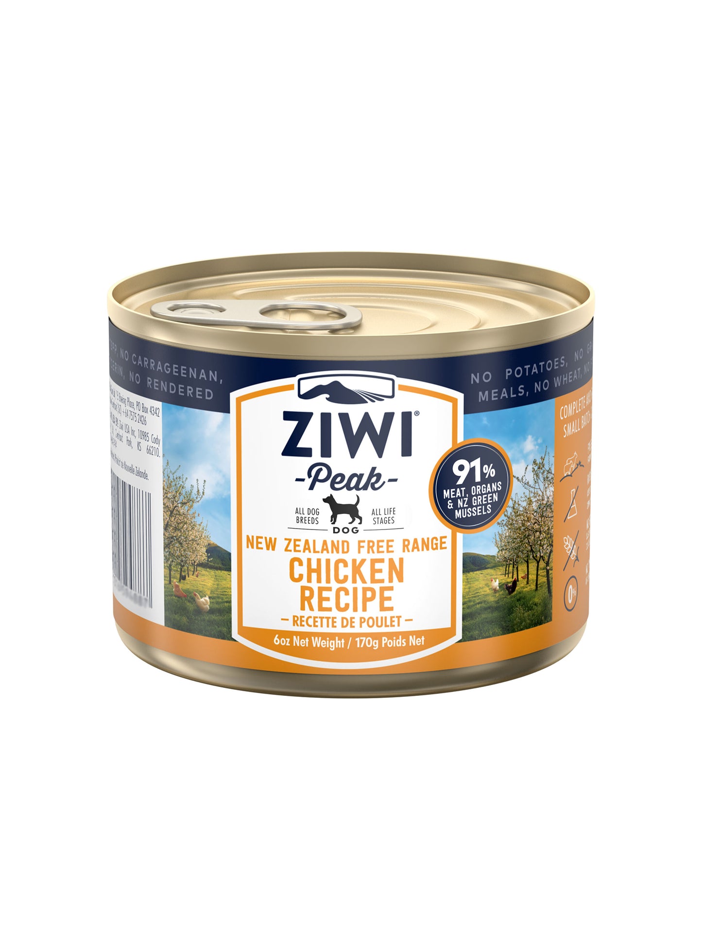 ZiwiPeak顛峰 鮮肉狗罐頭系列 170g&390g