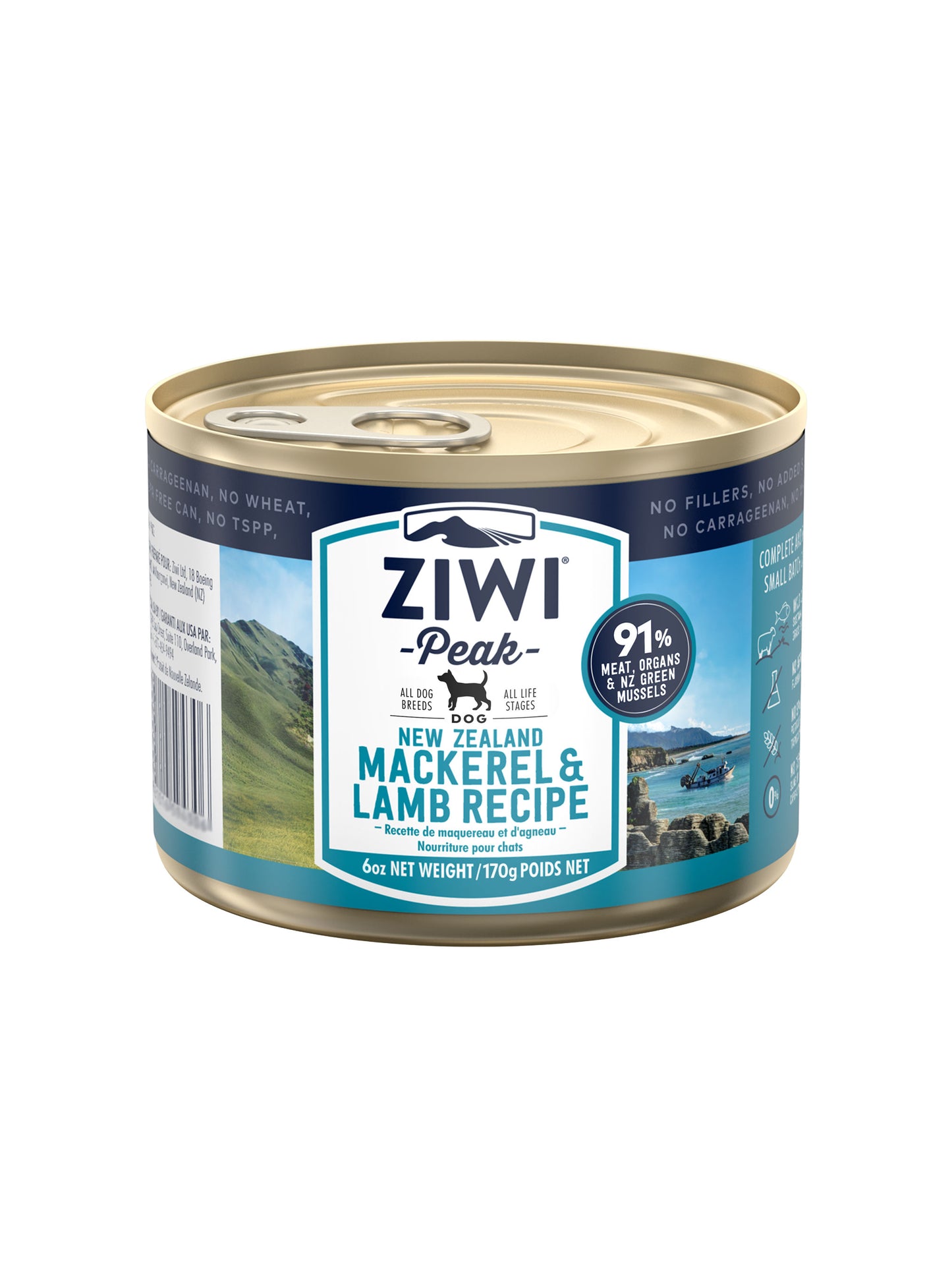 ZiwiPeak顛峰 鮮肉狗罐頭系列 170g&390g