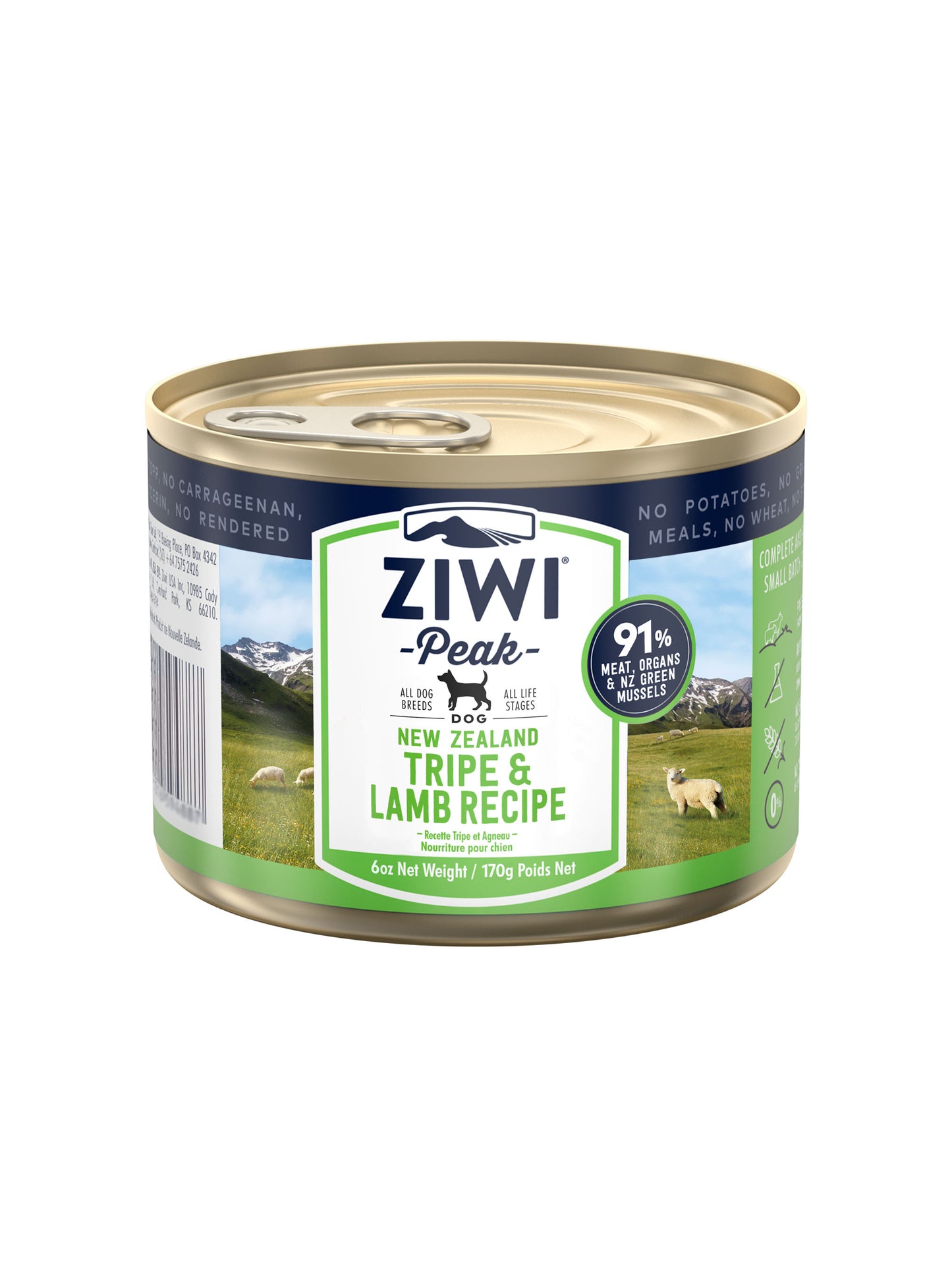 ZiwiPeak顛峰 鮮肉狗罐頭系列 170g&390g