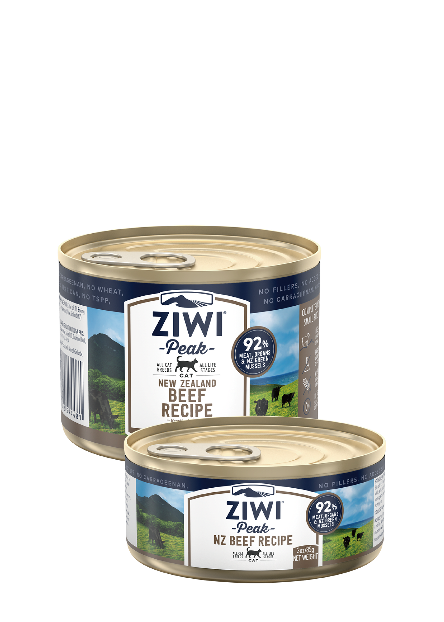 ZiwiPeak顛峰 鮮肉貓罐頭系列 85g&185g