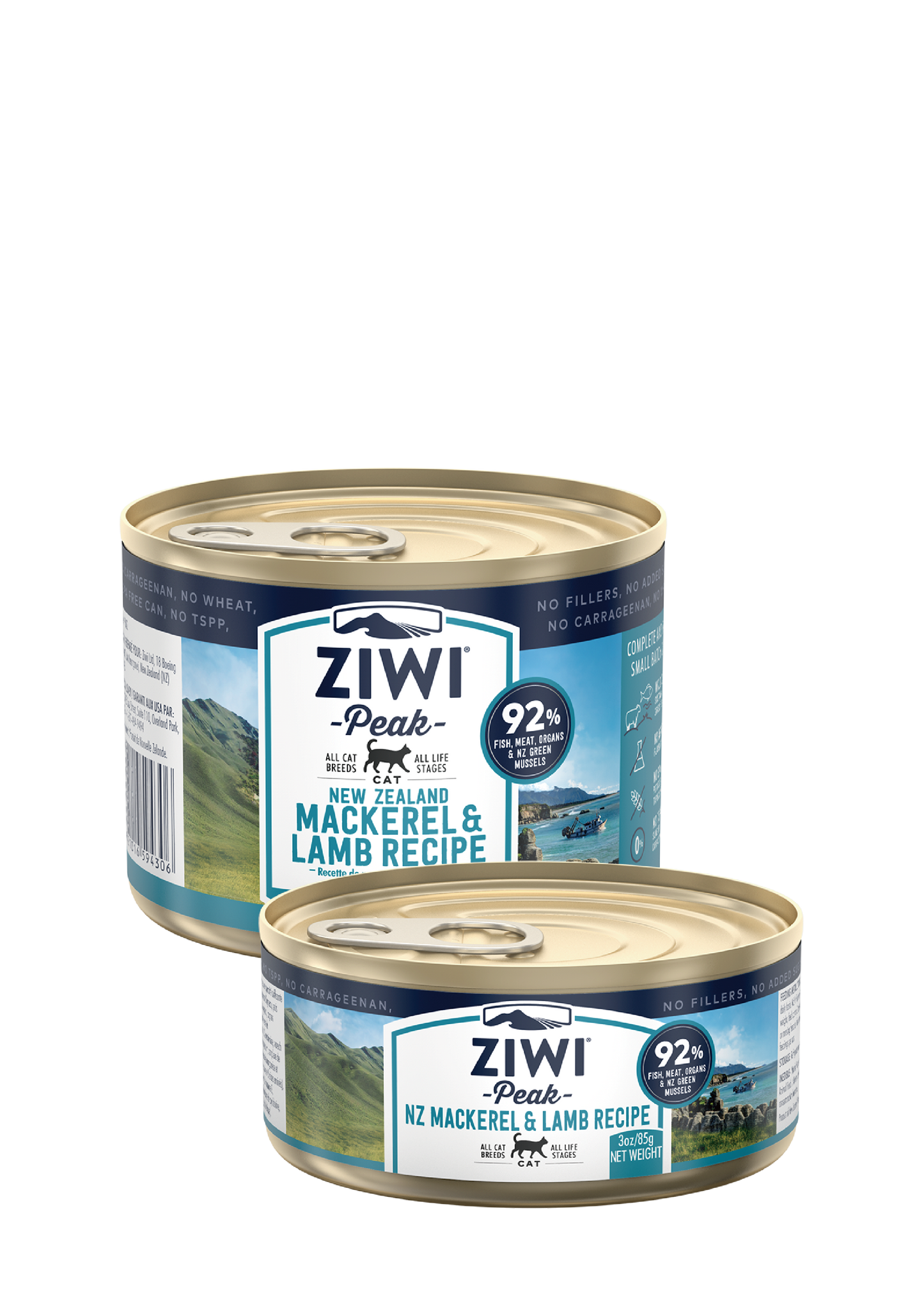 ZiwiPeak顛峰 鮮肉貓罐頭系列 85g&185g