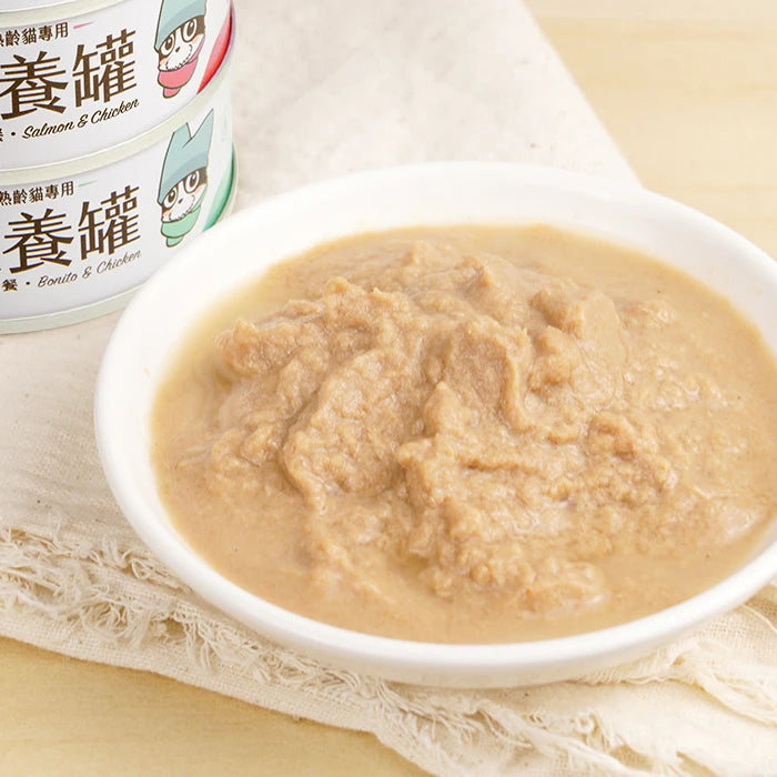 汪喵星球 熟齡貓98%低磷無膠主食罐 80g