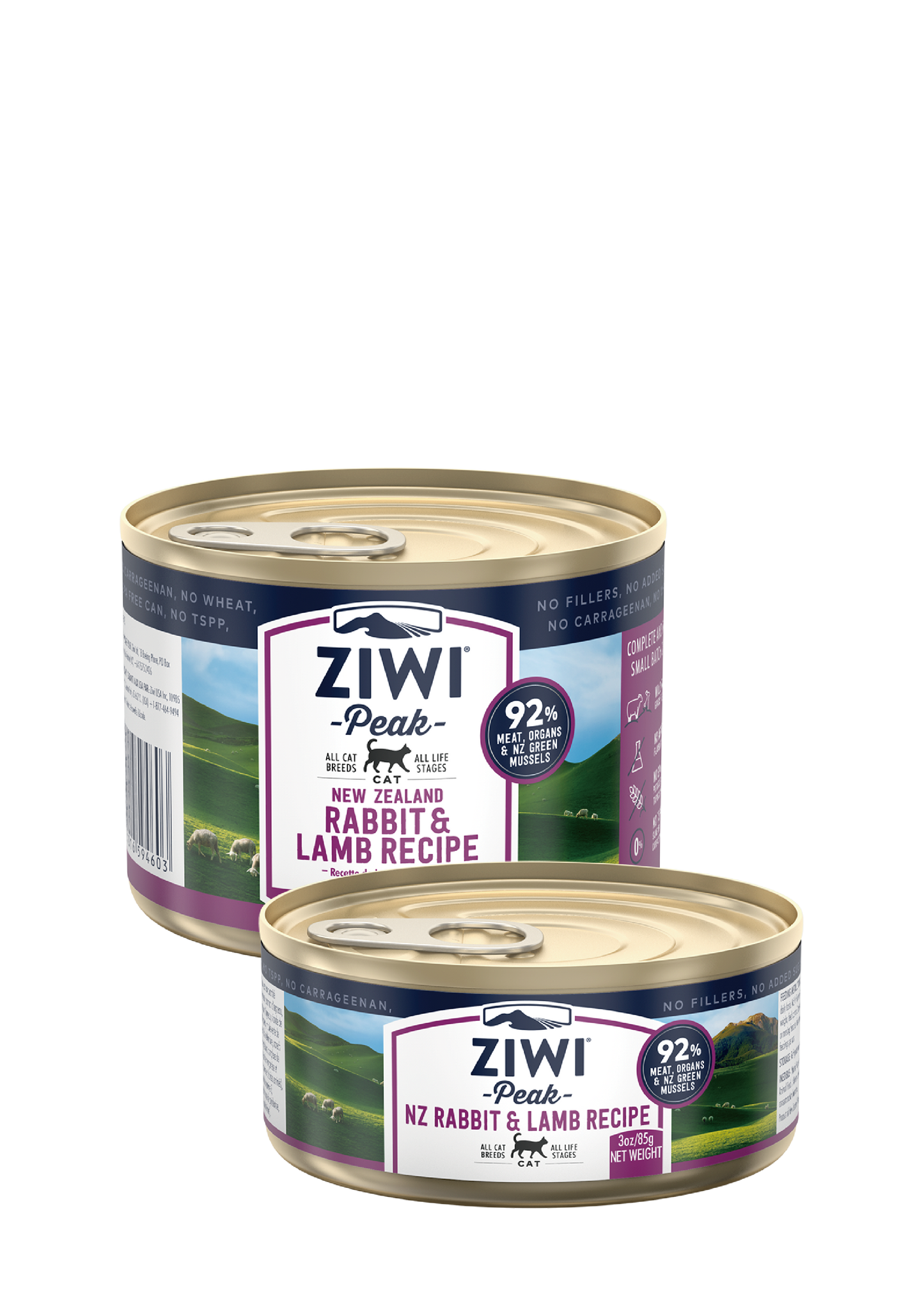ZiwiPeak顛峰 鮮肉貓罐頭系列 85g&185g