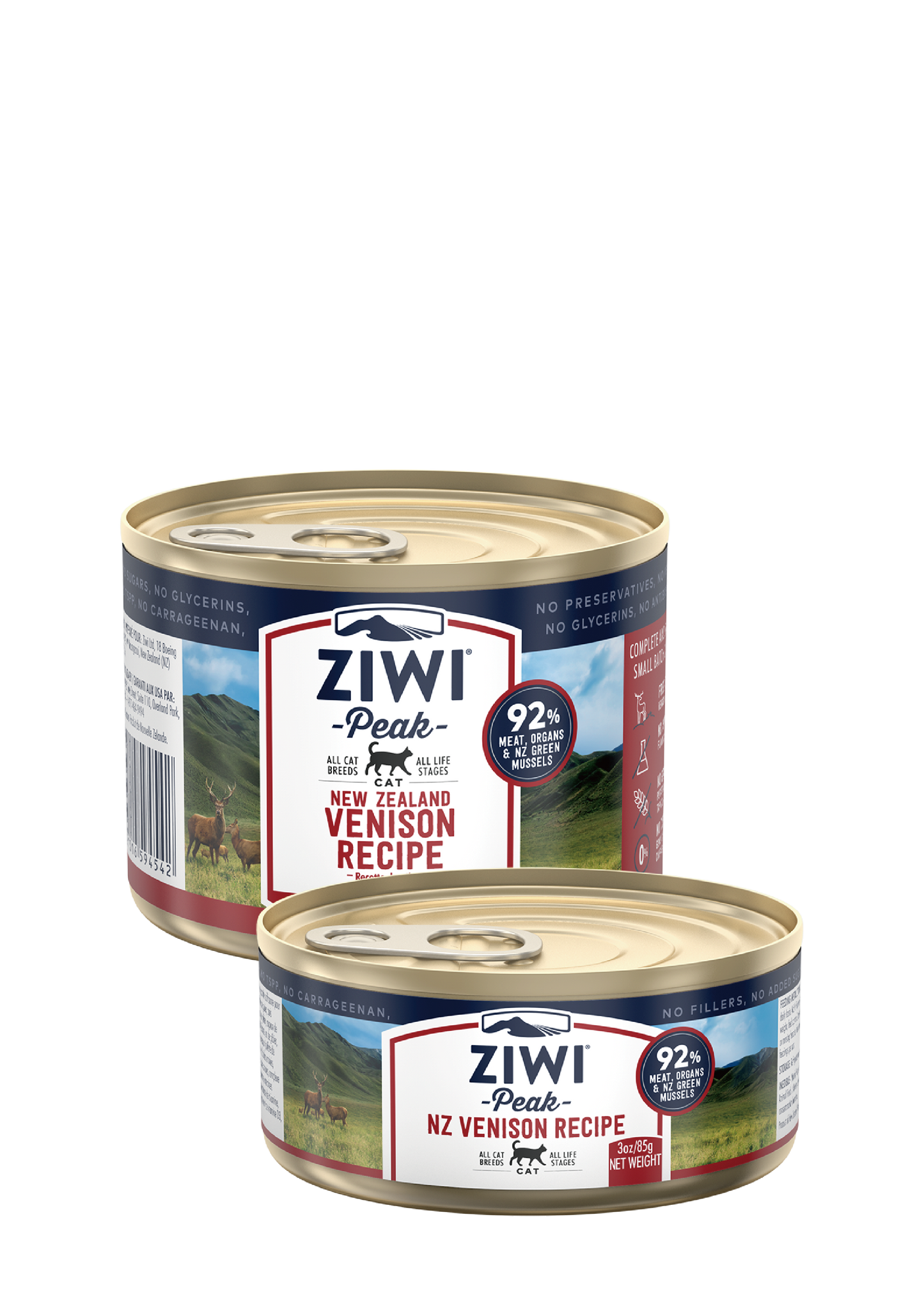ZiwiPeak顛峰 鮮肉貓罐頭系列 85g&185g