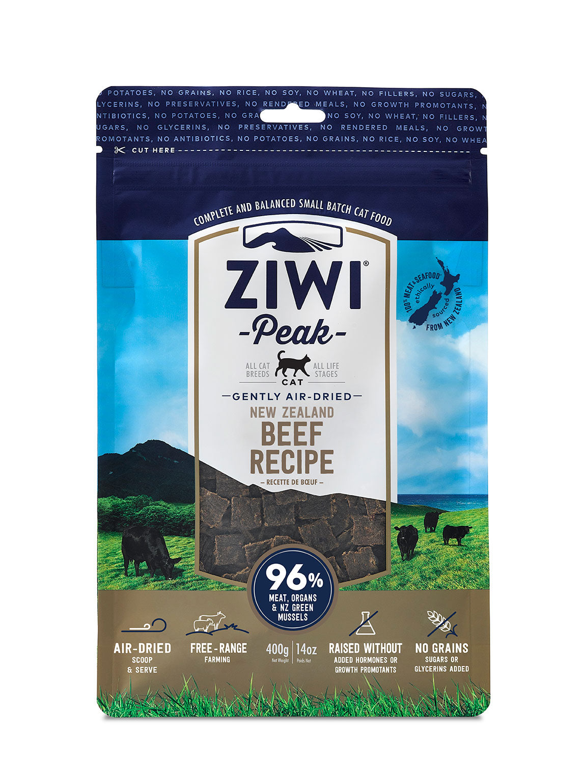 ZiwiPeak顛峰 風乾貓糧系列 400g&1kg