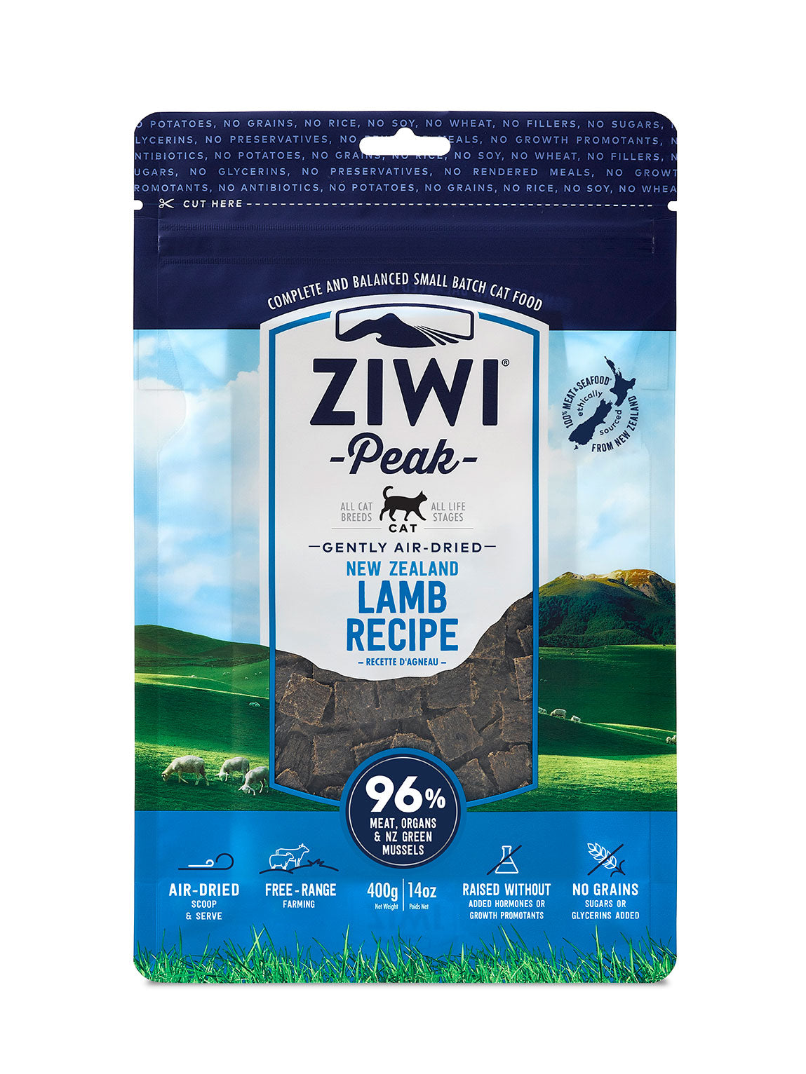ZiwiPeak顛峰 風乾貓糧系列 400g&1kg