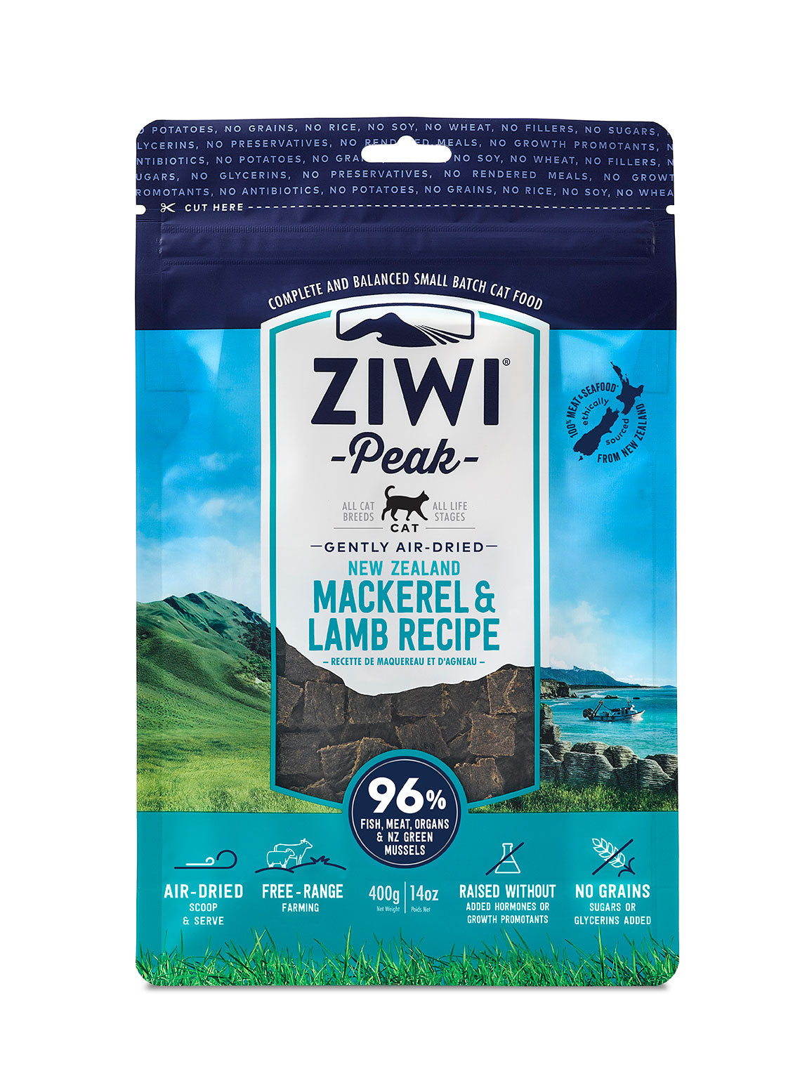 ZiwiPeak顛峰 風乾貓糧系列 400g&1kg