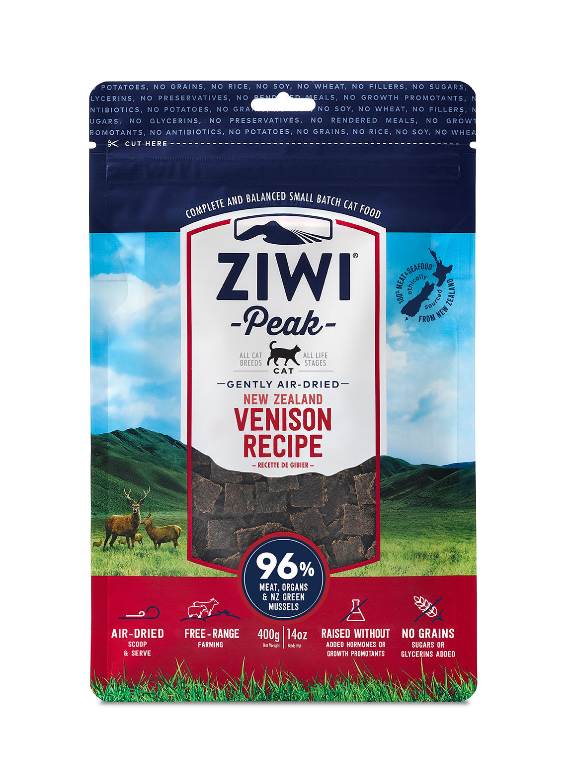 ZiwiPeak顛峰 風乾貓糧系列 400g&1kg