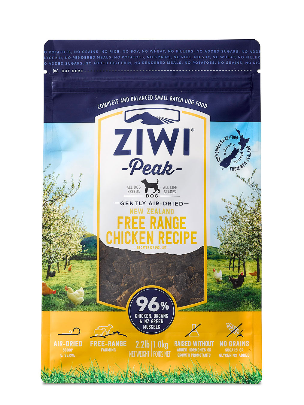 ZiwiPeak顛峰 風乾狗糧系列 454g,1kg,2.5kg & 4kg