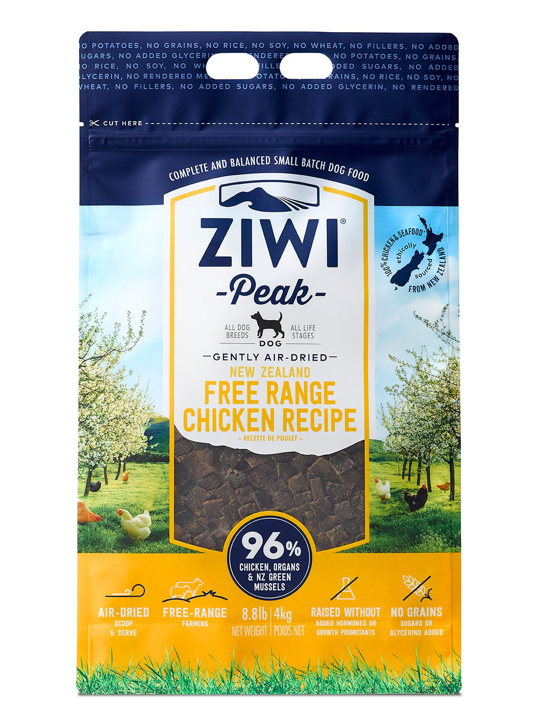 ZiwiPeak顛峰 風乾狗糧系列 454g,1kg,2.5kg & 4kg