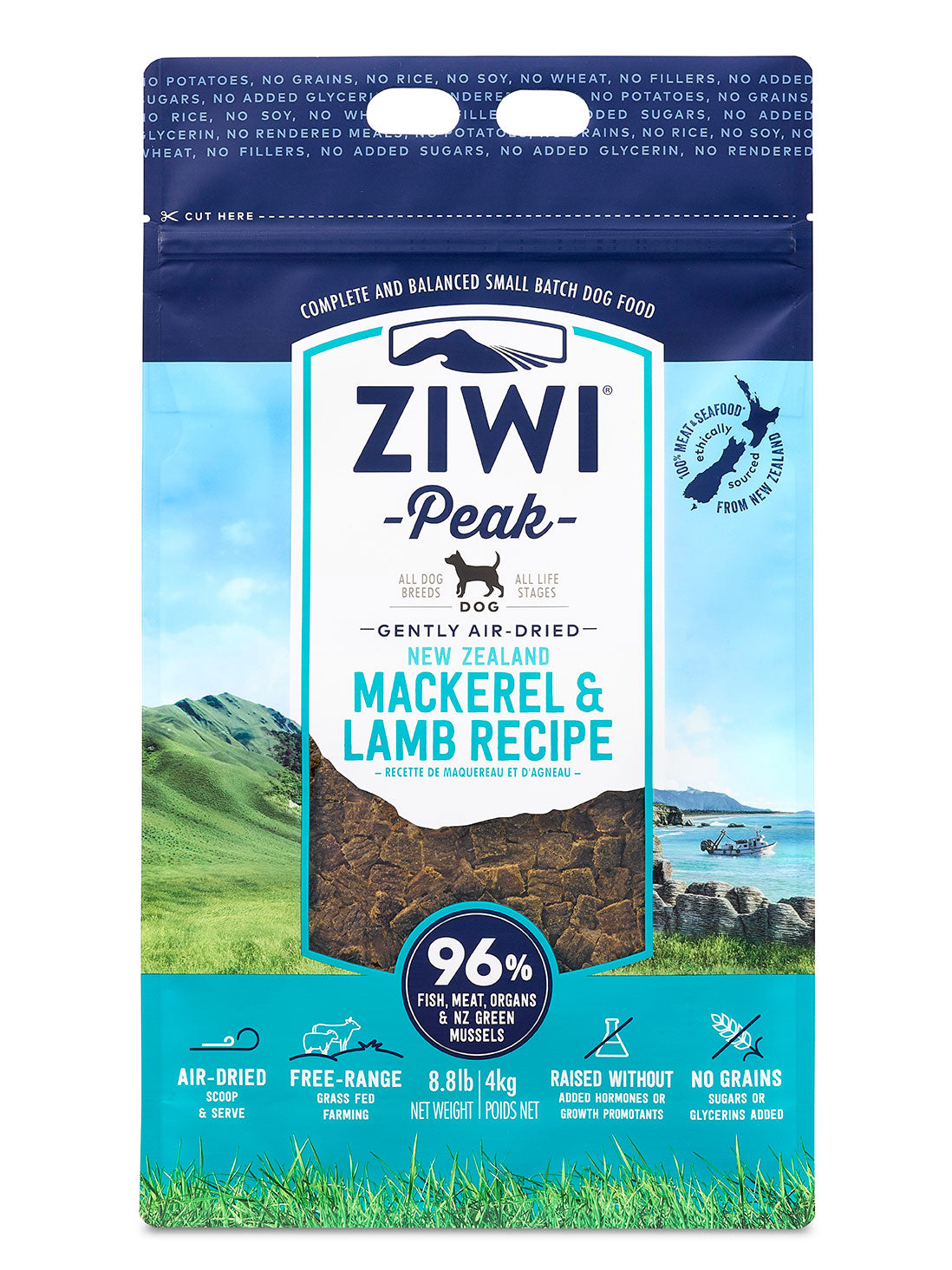 ZiwiPeak顛峰 風乾狗糧系列 454g,1kg,2.5kg & 4kg