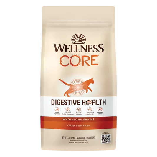 Wellness寵物健康 CORE Digestive Health高蛋白消化易無穀物貓乾糧系列
