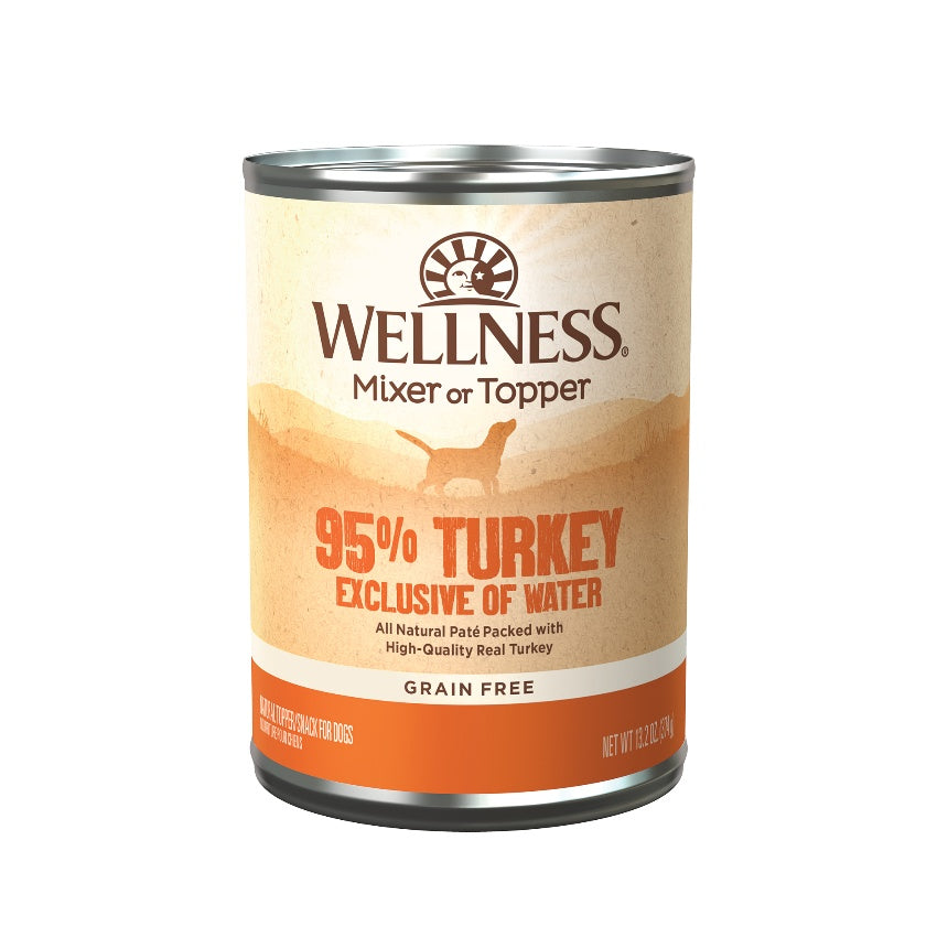 Wellness寵物健康 95%鮮肉狗副食罐系列13.2oz