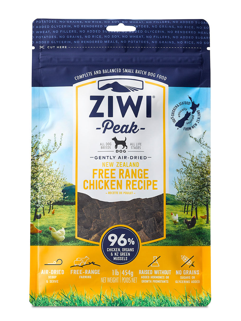 ZiwiPeak顛峰 風乾狗糧系列 454g,1kg,2.5kg & 4kg